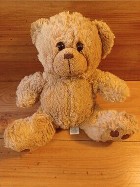 Hit Wear Teddy bear Brown Plush Stuffed Animal Gift Toy 8'in Sitting